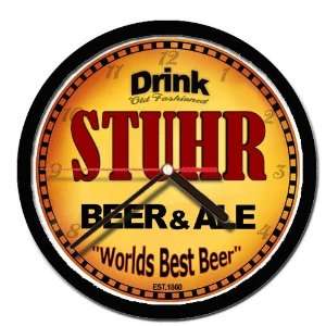  STUHR beer and ale cerveza wall clock: Everything Else