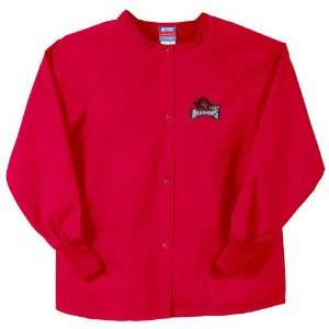 Arkansas Razorbacks NCAA Nursing Jacket (Red):  Sports 