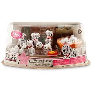 New Disney Store 101 DALMATIANS PVC Play Set Cake Topper  