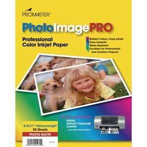  PhotoImage PRO Matte Inkjet Paper ~ 8.5 X 11, 25 sheets 