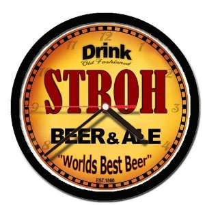  STROH beer and ale cerveza wall clock: Everything Else
