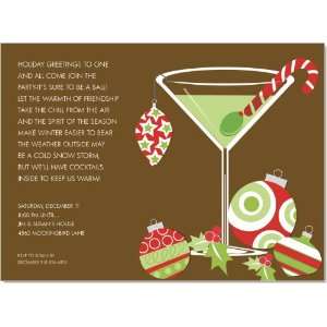  Holiday Martini Chocolate Invitations: Kitchen & Dining