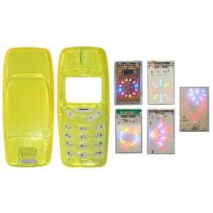  Flashing Battery & Yellow Housing For Nokia 3395,3390,3310 