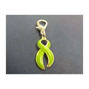  Lime Green Ribbon Hanging Charm   Large (RETAIL): Arts 