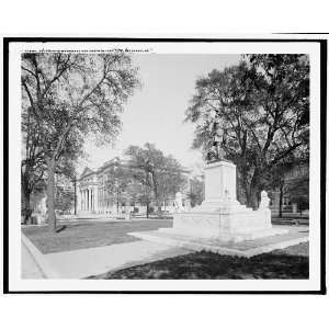  Oglethorpe Monument,Chatham Institute i.e. Academy 