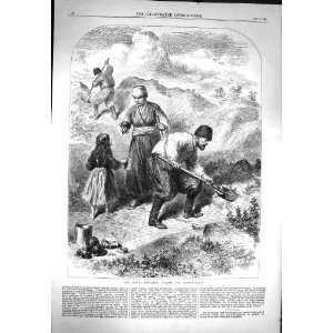  1869 Crimea Diggin Cannon Balls Sebastopol Men Work