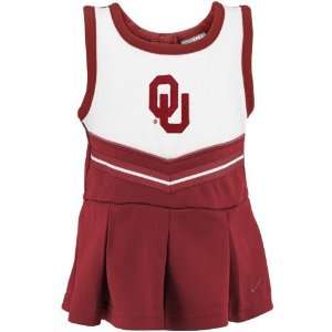   Sooners Toddler Crimson Cheer Dress & Bloomers: Sports & Outdoors