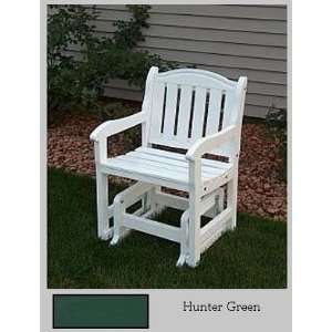  Garden Chair Glider 26Lx35Wx26H Hunter Green