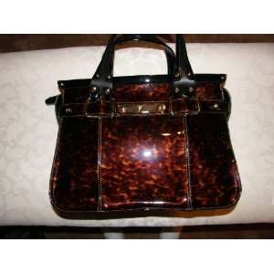    Guiseppe Zanotti Brown Marble Designer Handbag