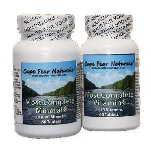 Cape Fear Naturals   Most Complete Minerals & Most Complete Vitamins 