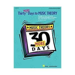  Thirty More Days To Music Theory Sharon Stosur, Teacher 