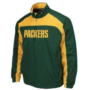   Green Bay Packers Safety Blitz II Full Zip Jacket: Sports & Outdoors