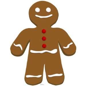  Gingerbread Man 60 x 46 Print Stand Up: Office Products