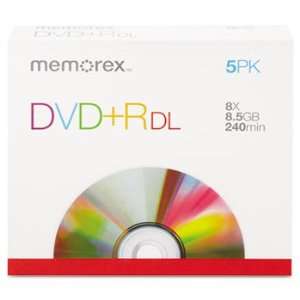  Discs 8.5GB 5/Pack Record Files Faster Enormous Capacity: Electronics