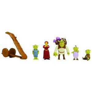 Shrek Forever After Shrek and Family Swamp Mini Figures 