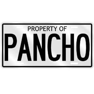  PROPERTY OF PANCHO LICENSE PLATE SING NAME: Home & Kitchen