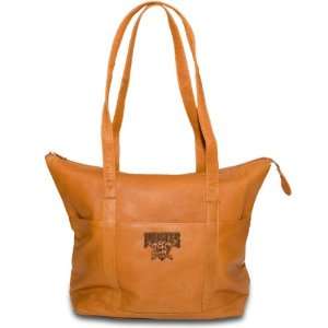  Pangea Tan Leather Womens Tote   San Diego Padres Sports 
