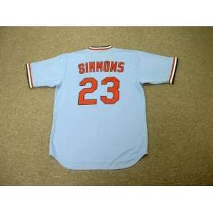  TED SIMMONS St. Louis Cardinals 1980 Majestic Cooperstown 