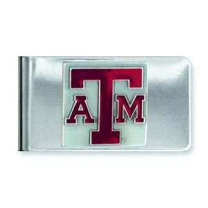  Texas A & M University Stainless Steel Money Clip