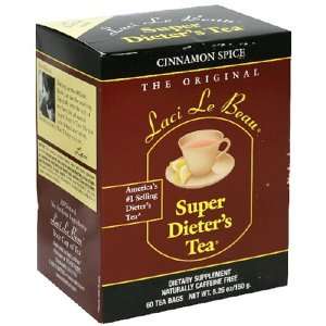 Laci Le Beau Super Dieters Tea Cinnamon Spice 60 tea bags:  
