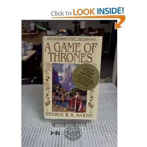  A Game of Thrones: George R.R. MARTIN: Books