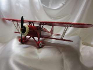 Wings of Texaco 1931 Stearman Biplane die cast model plane MIB  