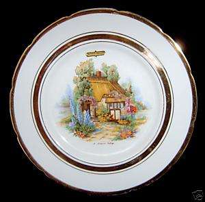Regency England Ste Anne Somerset Cottage Dinner Plate  