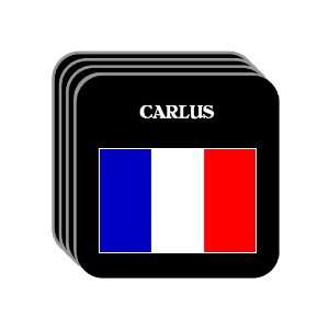  France   CARLUS Set of 4 Mini Mousepad Coasters 