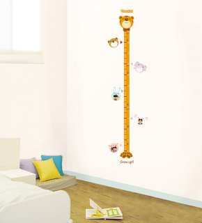 Height Measure Wall Stickers Removable Vinyl Decals  