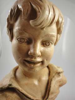 Vintage Universal Statuary Corp 1962 Boy Bust Head  