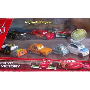  Disney 7 Pack CARS 2 Die Cast Tokyo Victory Toys & Games