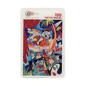Collectible Phone Card: $35. Flintstones Cartoon: 35th Anniversary 