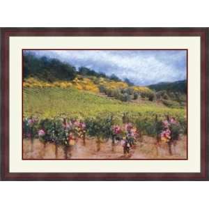  Tuscan Vineyard by Phyllis Rowley   Framed Artwork