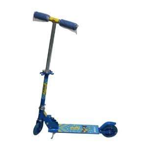 Wheel Folding Aluminum Scooter with Foot Stand and Flashing PU Wheel 