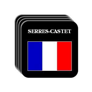  France   SERRES CASTET Set of 4 Mini Mousepad Coasters 