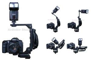 Flash Tilt Flip Bracket for Canon DSLR SLR Camera  