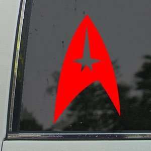  STAR TREK COMMAND Logo Red Decal Truck Window Red Sticker 