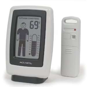 Acu Rite 00536 Wireless Thermometer with Weather Character 