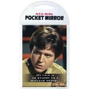  Star Trek Chekov My Hair Is As Sturdy Pocket Mirror 50697 