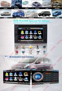 HD Car DVD Player GPS NAV TV MP3 FM BLUETOOTH For Nissan Frontier 