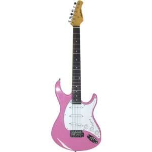  Archer SS10 Electric Guitar   Rosewood Neck   Pink 