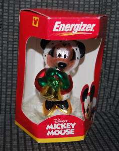 NEW Energizer Ornament Walt Disney Mickey Mouse VTG  