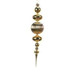   Jumbo 43 Gold Finial Ceiling Christmas Ornaments: Home & Kitchen