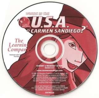 Where in the USA is Carmen Sandiego? +1Clk XP Vista Windows 7 32/64 
