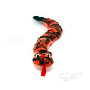  Invincible Red/Blk 6   Squeaking Dog Toy 