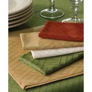  Lenox Textures Table Linens, 14 Square Placemat Latte 