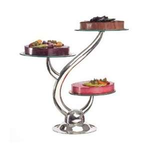 Cake Stand, 3 Trays, Glass