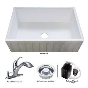   Kitchen Sink Faucet and Disposal Air Switch Combo: Kitchen & Dining