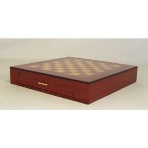  Ital Fama Rosewood Square Chess Game Chest Toys & Games