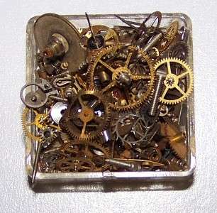   5g lot gears steampunk watch pieces parts movements wheels dials